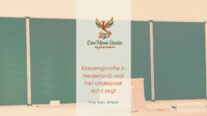 Klassengrootte in Nederland: wat het onderzoek echt zegt - Een Mooi Gezin