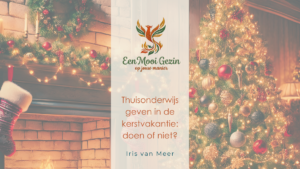Thuisonderwijs geven in de kerstvakantie: doen of niet? - Een Mooi Gezin