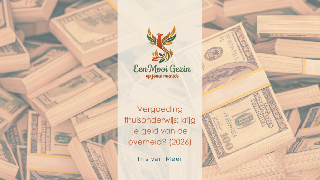 Vergoeding thuisonderwijs: krijg je geld van de overheid? (2026) - Een Mooi Gezin
