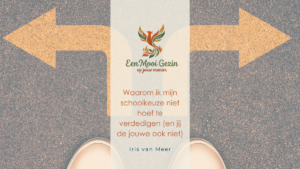 Waarom ik mijn schoolkeuze niet hoef te verdedigen (en jij de jouwe ook niet) - Een Mooi Gezin
